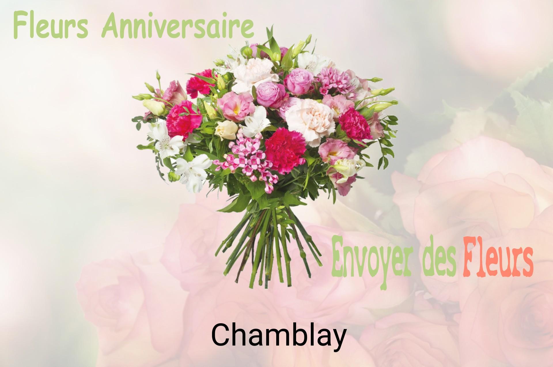 Bouquet de fleurs d’anniversaire livré à Chamblay