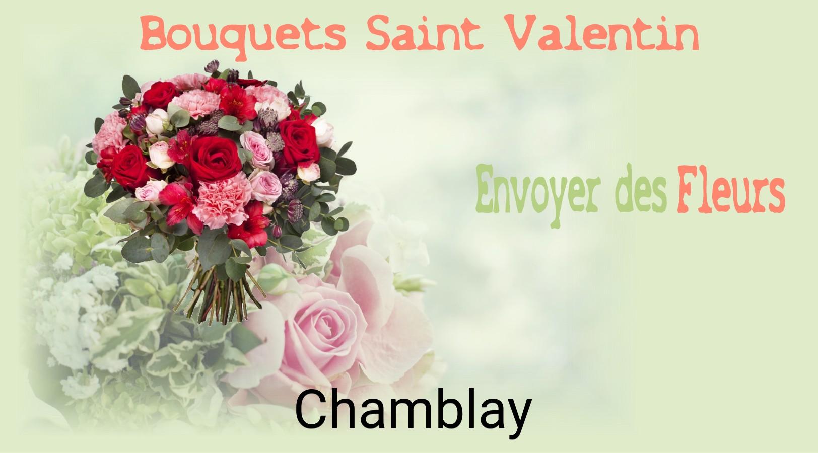Roses de Saint-Valentin livrées à Chamblay